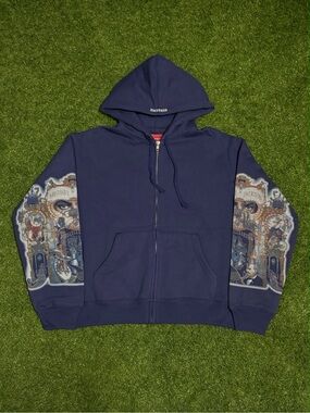 Michael Jackson Navy Supreme Zip Up